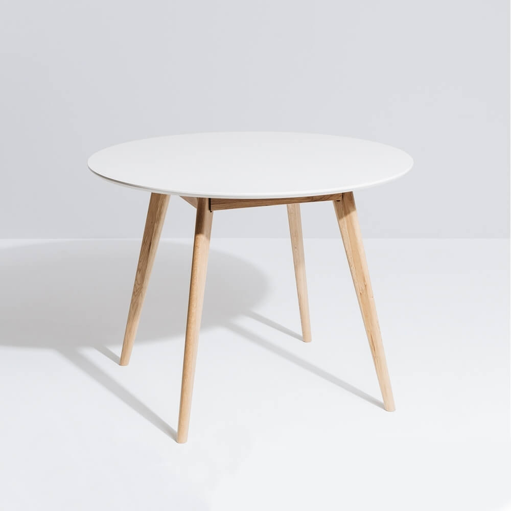 RADIUS WHITE ROUND DINING TABLE - Image 4