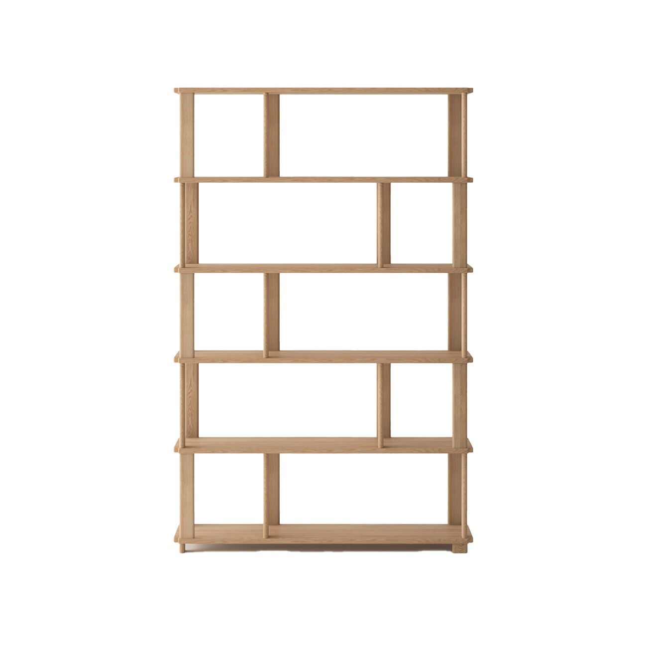 SOLA BOOKSHELF 120CM SOLID OAK/NATURAL - Image 2