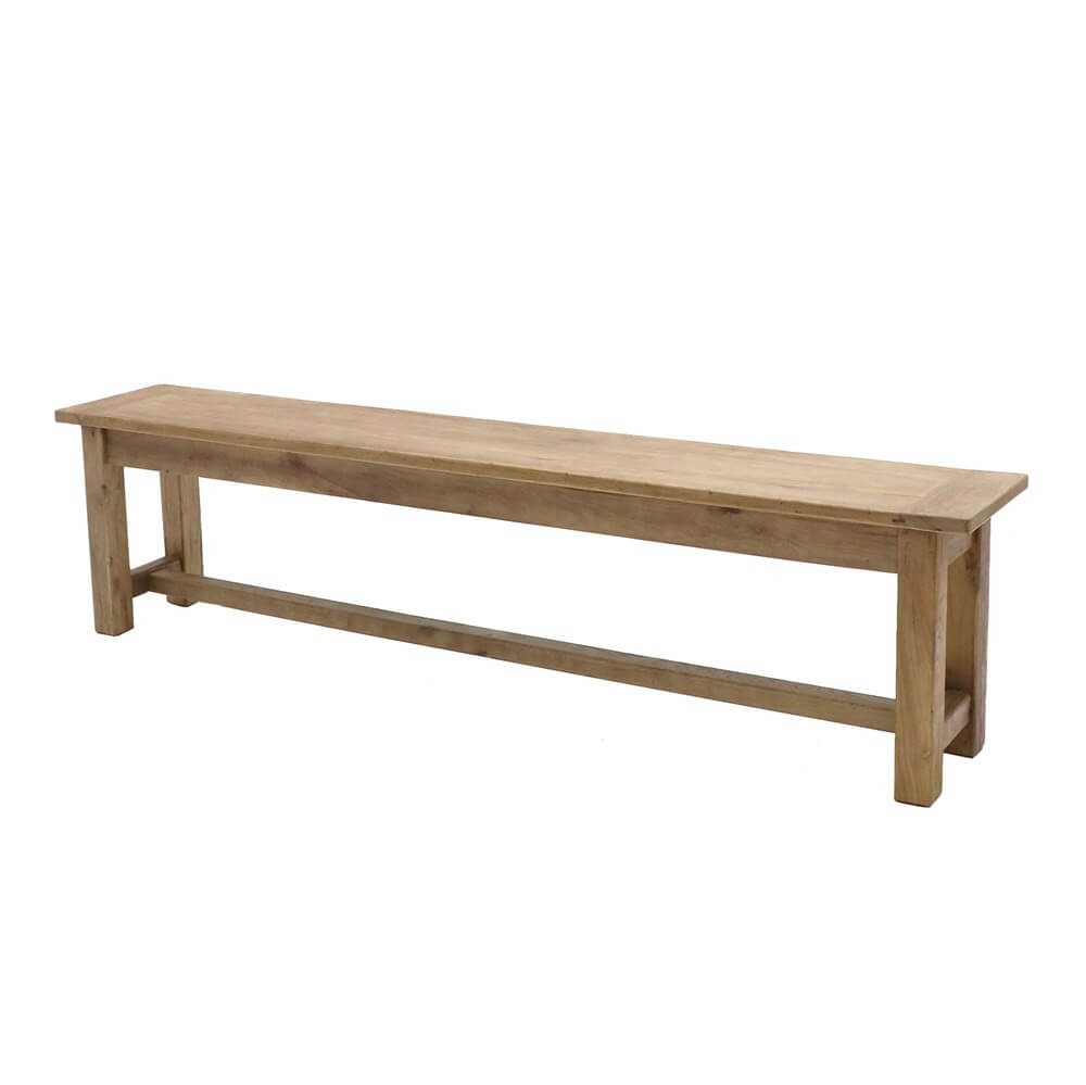 FARMHOUSE ELM BENCH – 210CM - Image 4