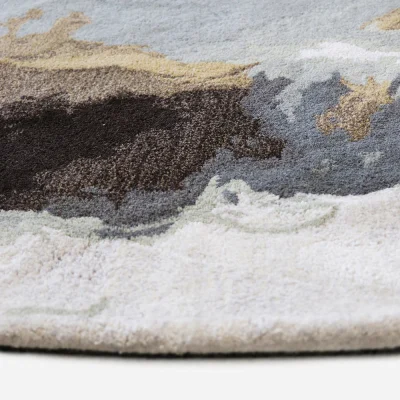 ULURU ROUND FLOOR RUG