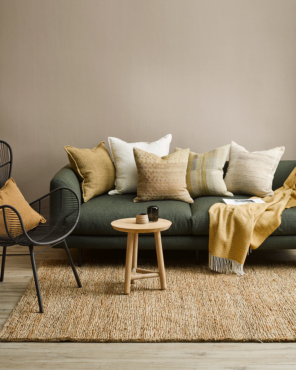 MADAGASCAR FLOOR RUG - NATURAL BROWN - Image 5