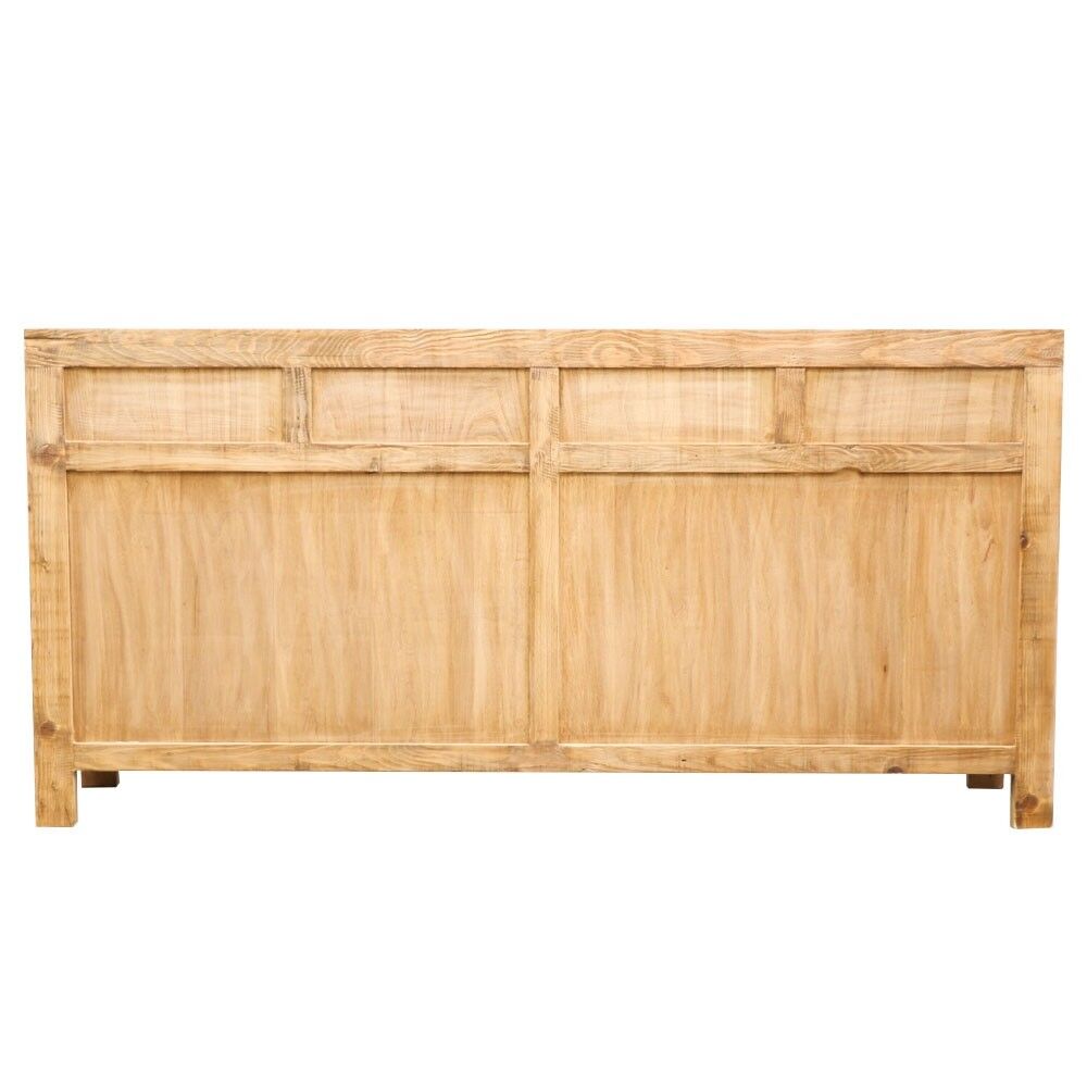 ORIENTAL 4 DRAWER SIDEBOARD - NATJURAL FINISH - Image 5