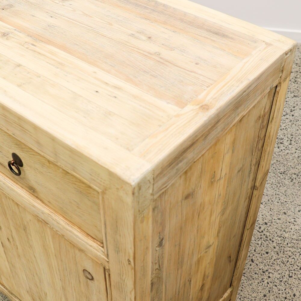 ORIENTAL 4 DRAWER SIDEBOARD - NATJURAL FINISH - Image 6