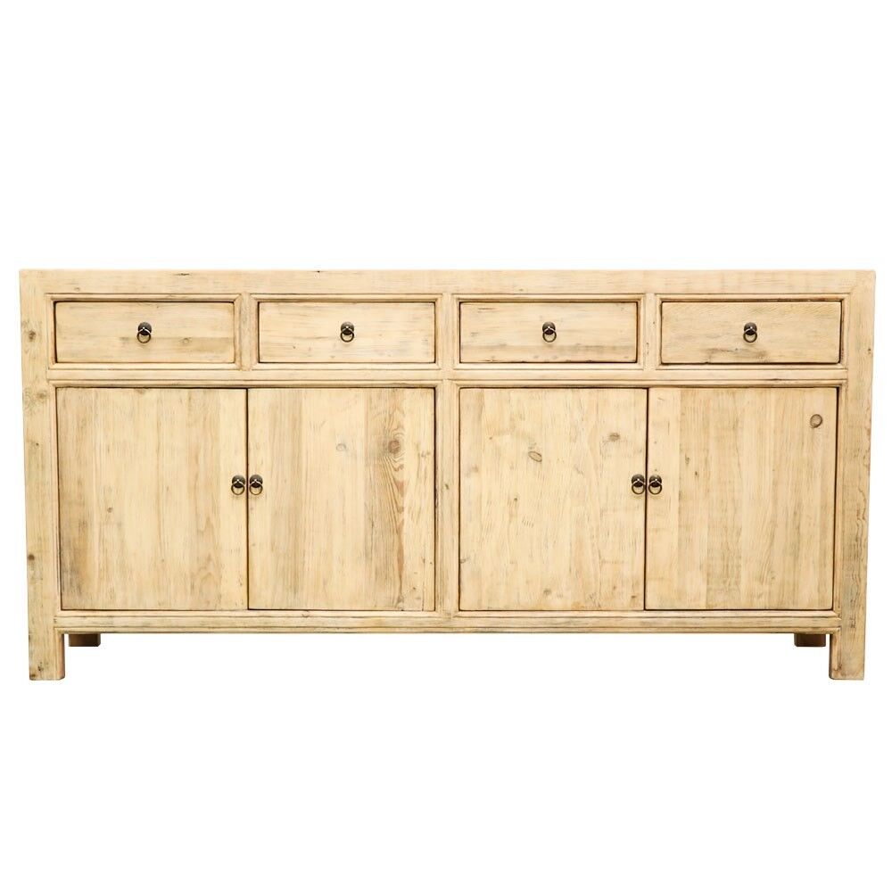 ORIENTAL 4 DRAWER SIDEBOARD - NATJURAL FINISH