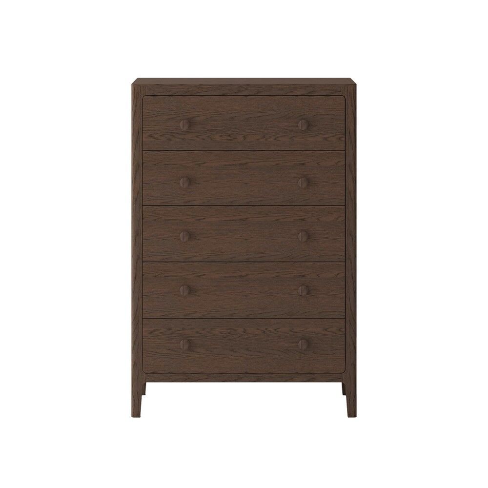 LUNDE HIGH DRESSER - WALNUT BROWN