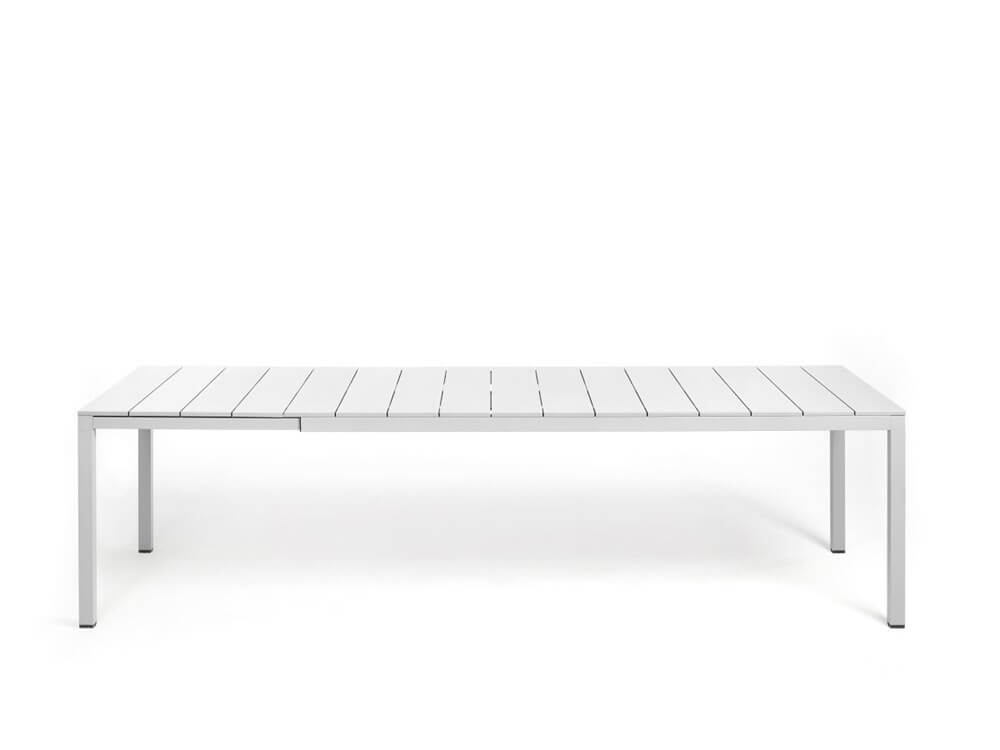 RIO 2100 ALUMINIUM FIX WHITE OUTDOOR DINING TABLE