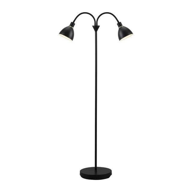 NORDLUX FLOOR LIGHT RAY BLACK DOUBLE LIGHT