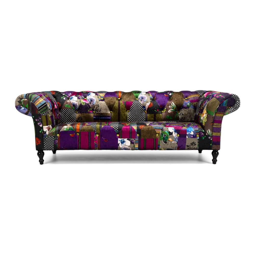 PATCHWORK LOVESEAT 3 SEATER