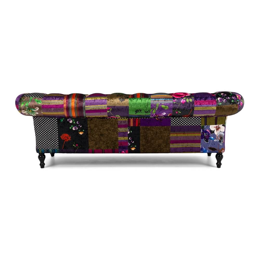 LOVE SEAT PATCHWORK 3 SEATER SOFA - Image 5