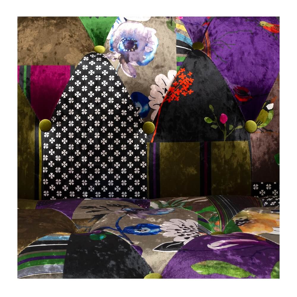 LOVE SEAT PATCHWORK 3 SEATER SOFA - Image 6