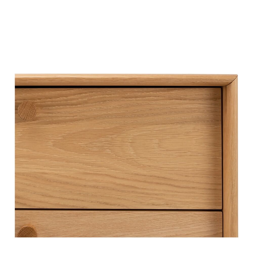 ROTTERDAM OAK 6 DRAWER CHEST - Image 5