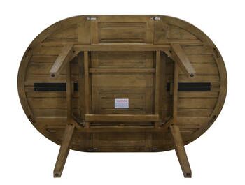 TOULOUSE EXTENSION ROUND DINING TABLE 1200-1700 - Image 5