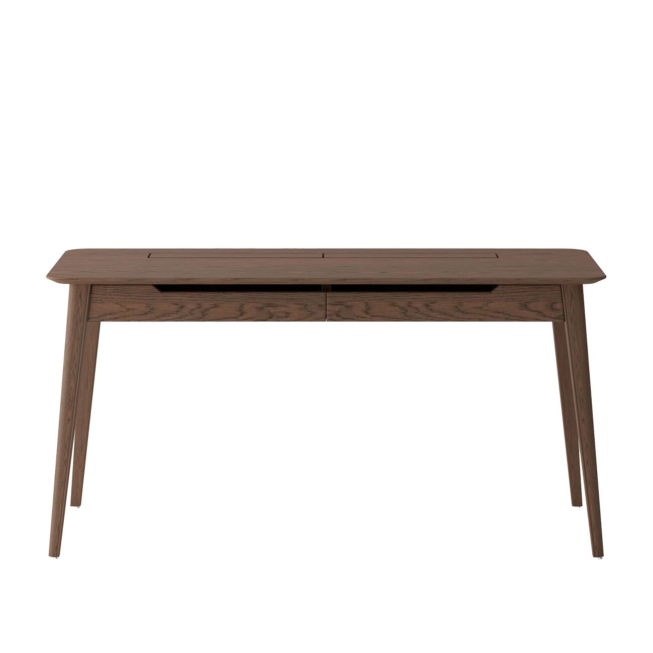 RYEN STUDY DESK- SOLID OAK/WALNUT - Image 3