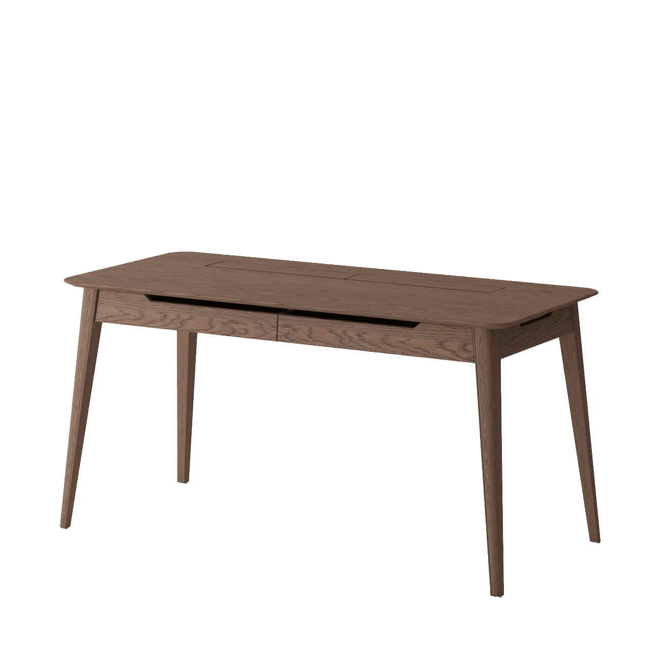 RYEN STUDY DESK- SOLID OAK/WALNUT - Image 2
