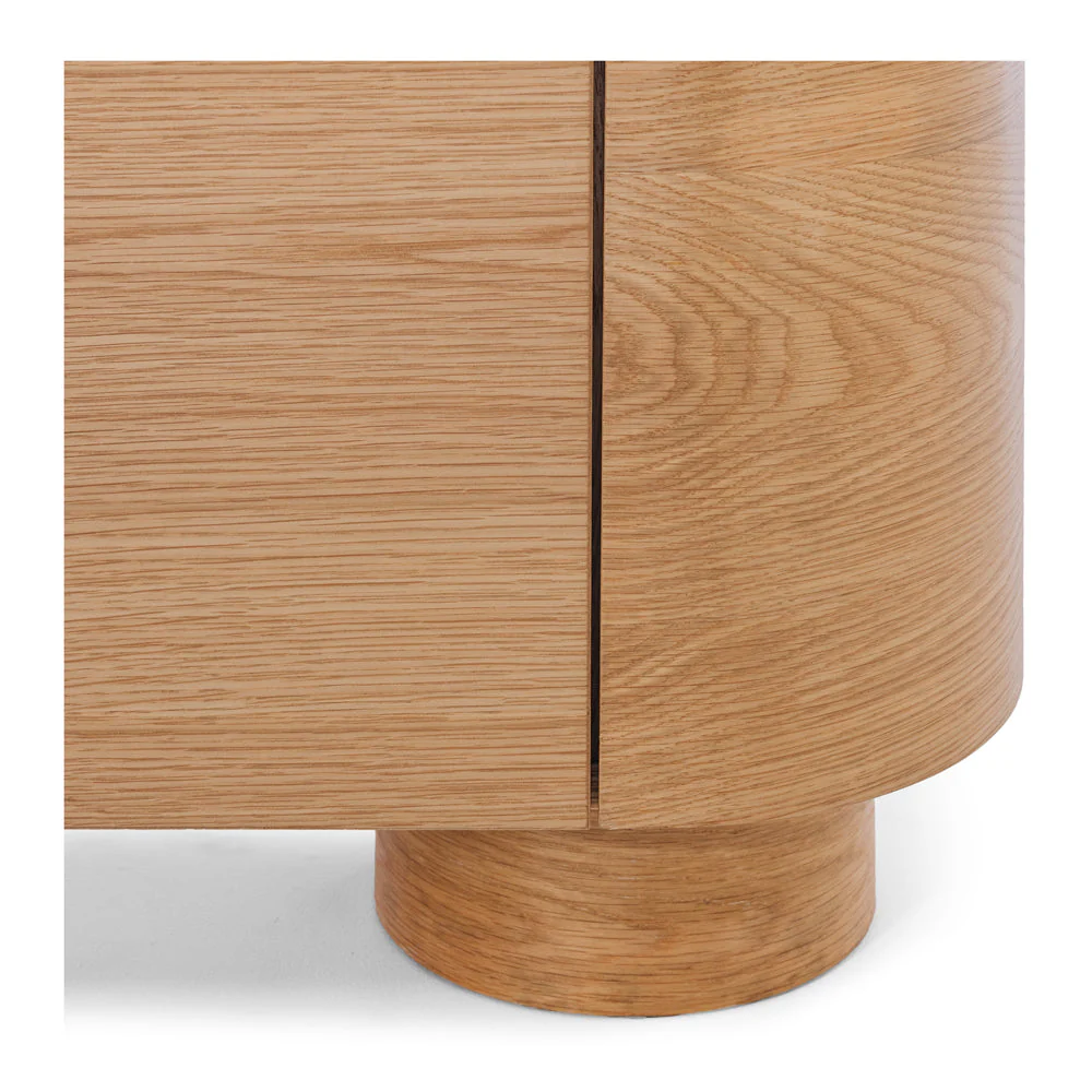 AKITA NATURAL OAK BAR CABINET - OAK TOP - Image 5