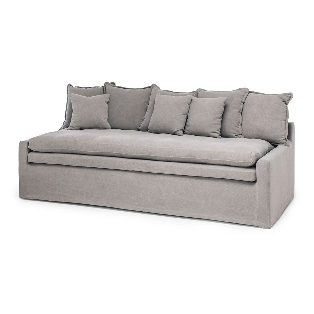 CLOUD SLIPCOVER 3 SEATER SOFA - CEMENT - Image 2