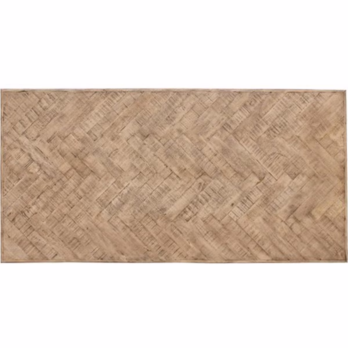 NORDIC HERRINGBONE DINING TABLE - GREY 180