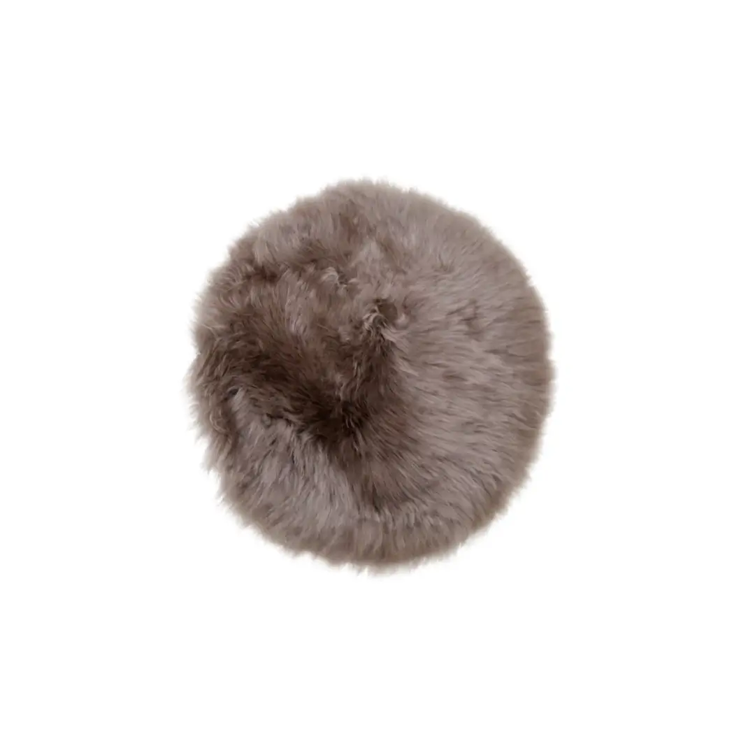 SHEEPSKIN ROUND PAD - 6 COLOURS
