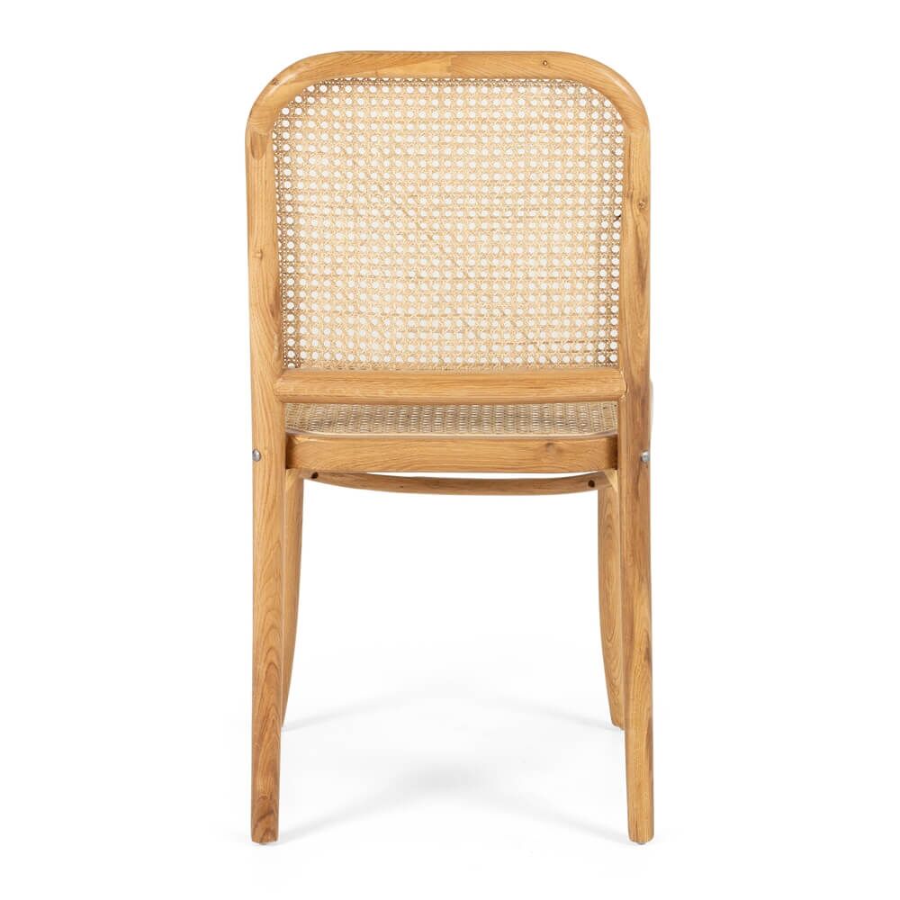 MATAI OAK CHAIR RATTAN SEAT - Image 3