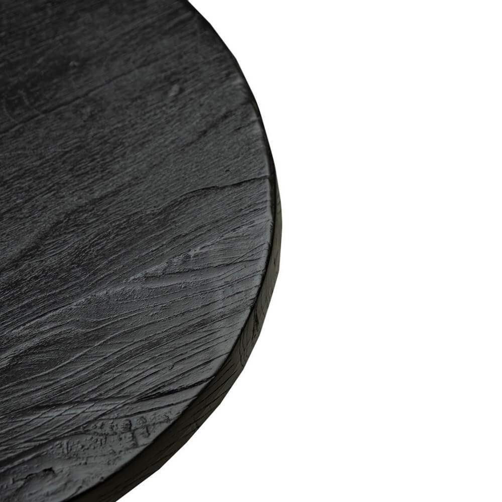 PARQ ROUND STOOL BLACK - Image 3