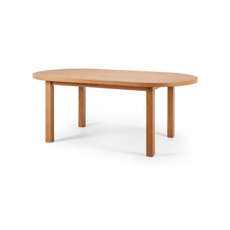 ARC DROPLEAF EXT. TABLE 200-400 NATURAL OAK - Image 5