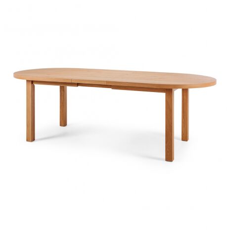 ARC DROPLEAF EXT. TABLE 200-400 NATURAL OAK - Image 4