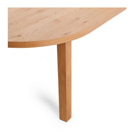 ARC DROPLEAF EXT. TABLE 200-400 NATURAL OAK - Image 3