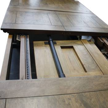 TOULOUSE DBLE EXT TABLE MANGO SMOKE HOUSE - Image 5