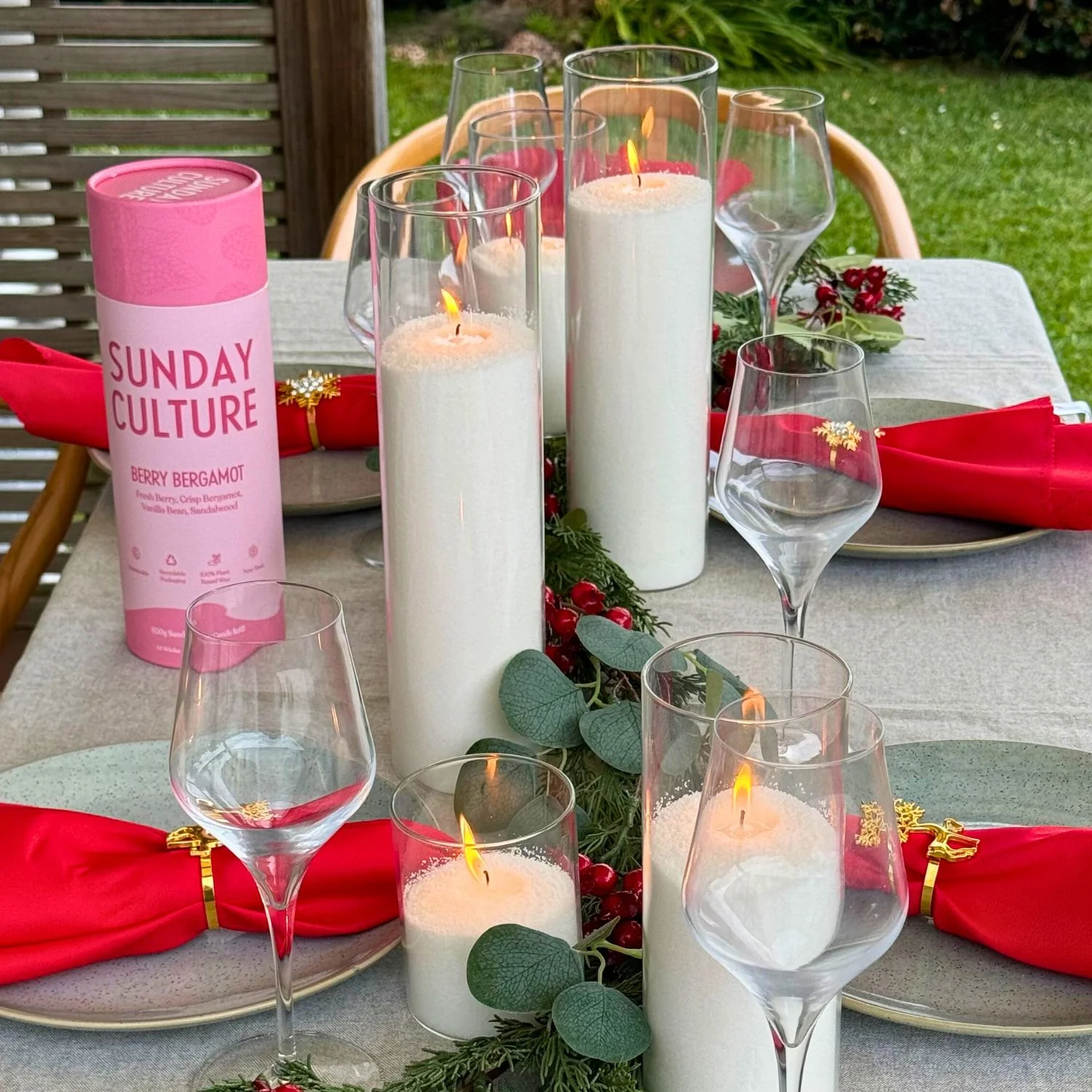 LARGE BERRY BERGAMOT CANDLE REFILL - Image 3