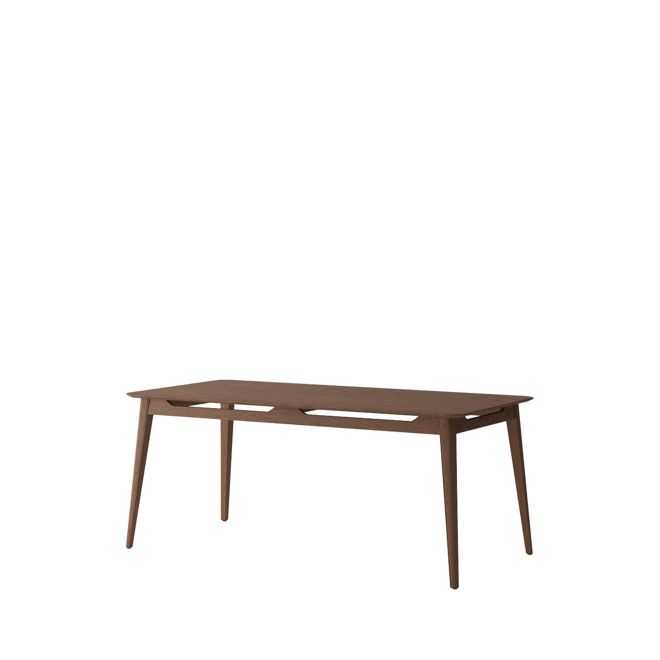 ROKKE DINING TABLE 180CM- OAK/WALNUT - Image 3