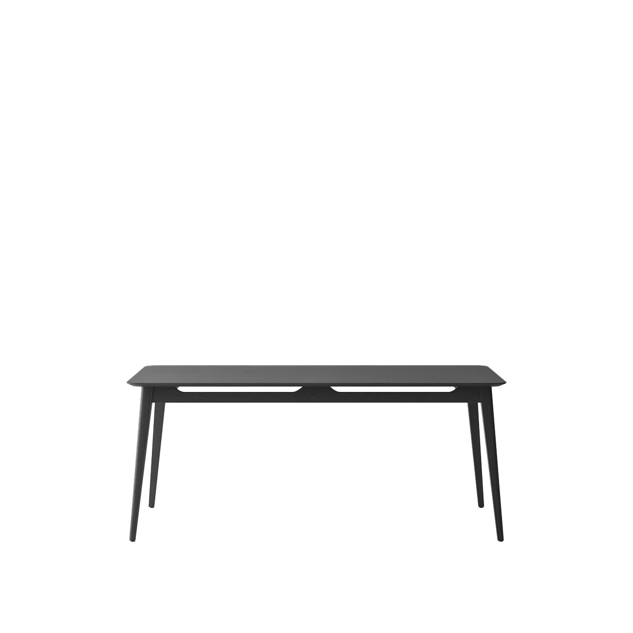 ROKKE DINING TABLE 180CM- OAK/BLACK