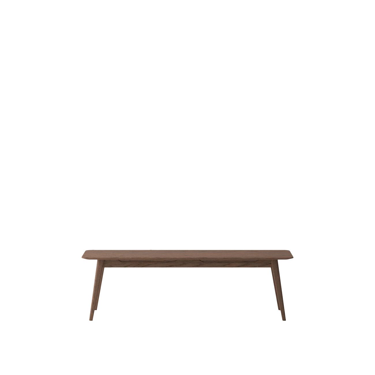 ROKKE BENCH 150CM-OAK/ WALNUT - Image 8