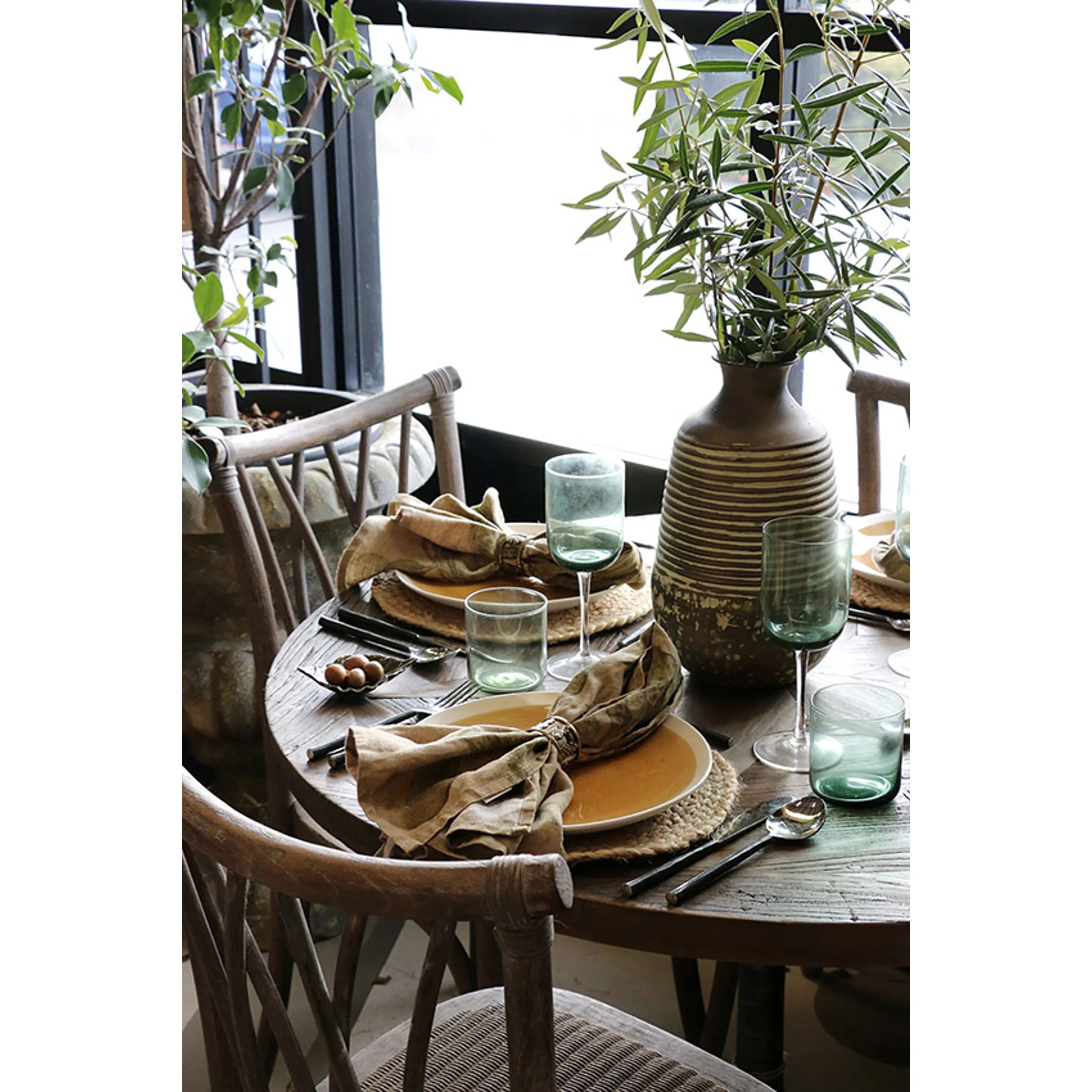 CAIRO SUNBURST PARQUET TOP DINING TABLE - Image 3