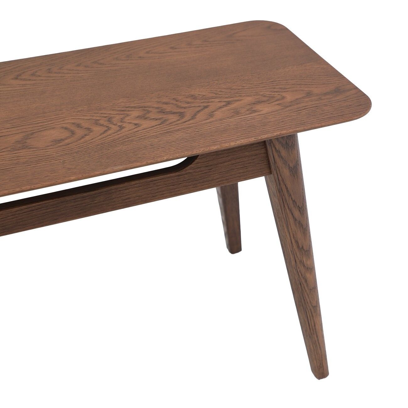 ROKKE BENCH 180CM SOLID OAK - WALNUT - Image 7