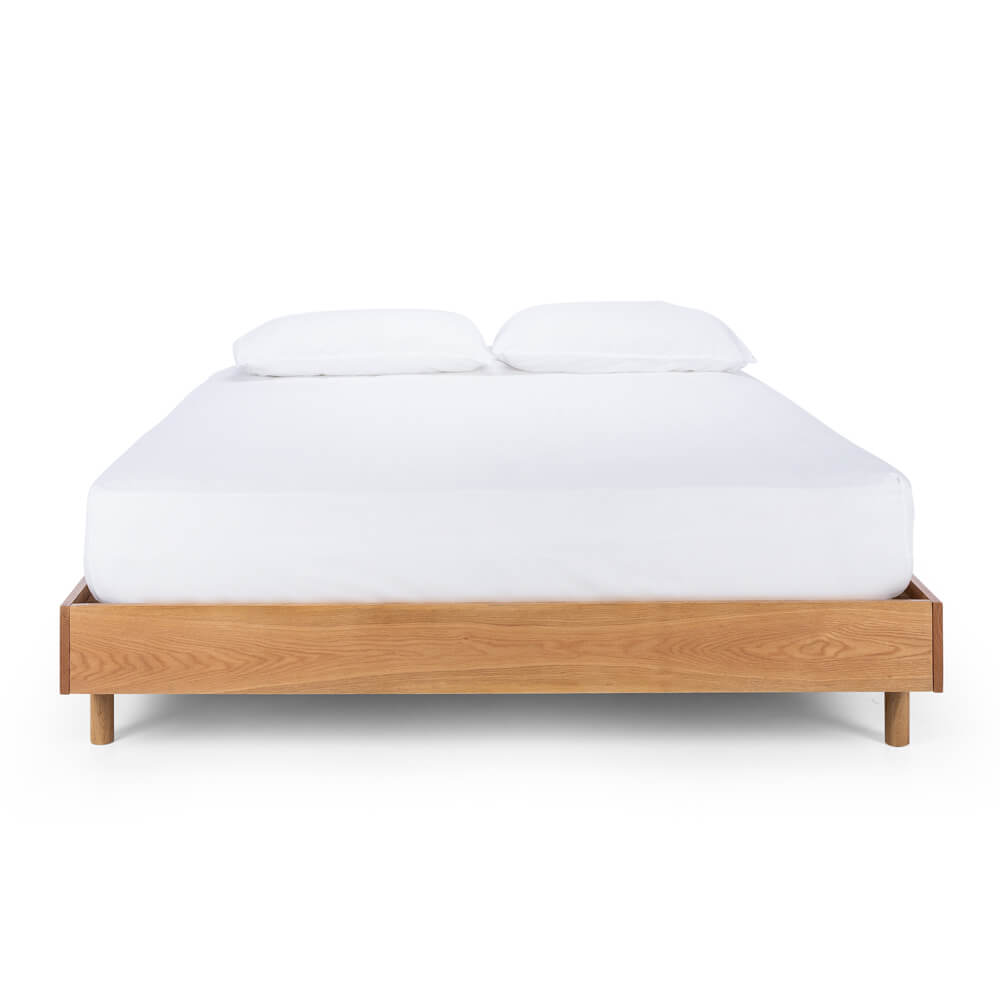 Akira oak bed frame