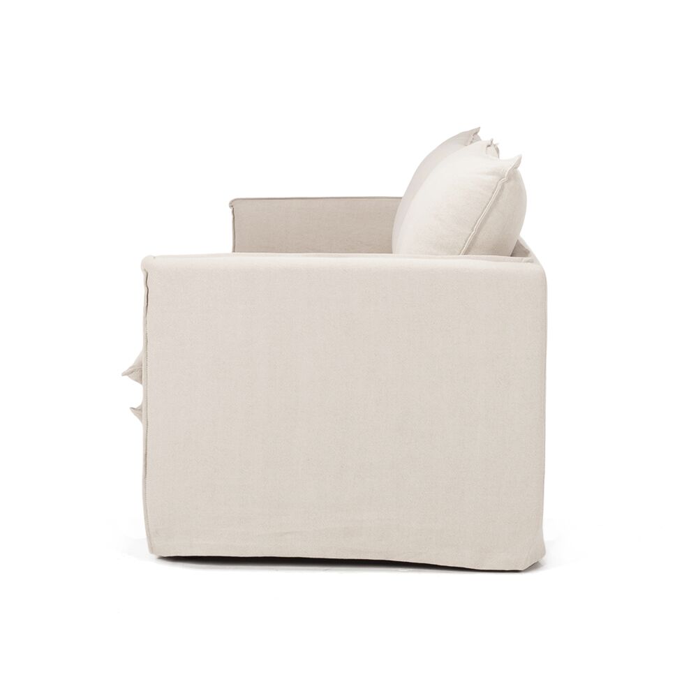 HAMILTON 3 SEAT SLIP COVER SOFA - 3 COLOURS - Image 3