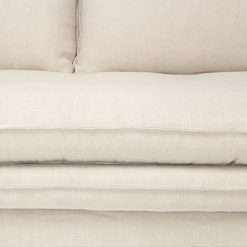 HAMILTON 3 SEAT SLIP COVER SOFA - 3 COLOURS - Image 5