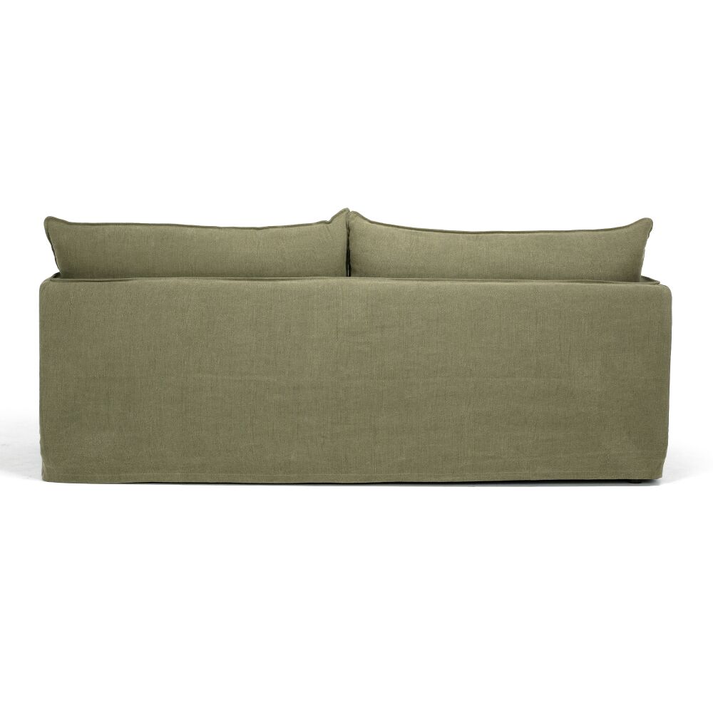 HAMILTON 3 SEAT SLIP COVER SOFA - 3 COLOURS - Image 9
