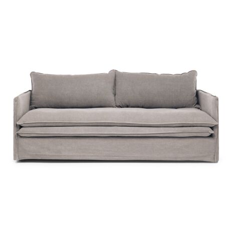 HAMILTON 3 SEAT SLIP COVER SOFA - 3 COLOURS - Image 11