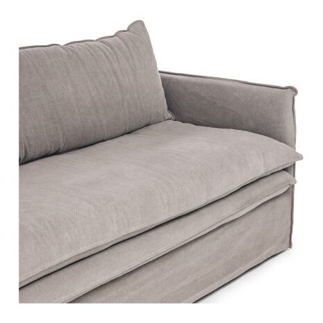 HAMILTON 3 SEAT SLIP COVER SOFA - 3 COLOURS - Image 14