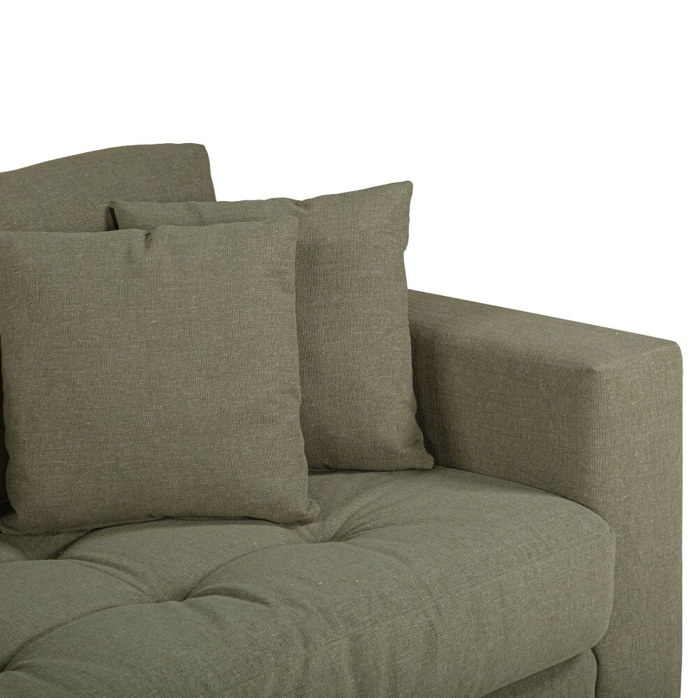 HUGO 3 SEATER CHAISE - 4 COLOURS - Image 6