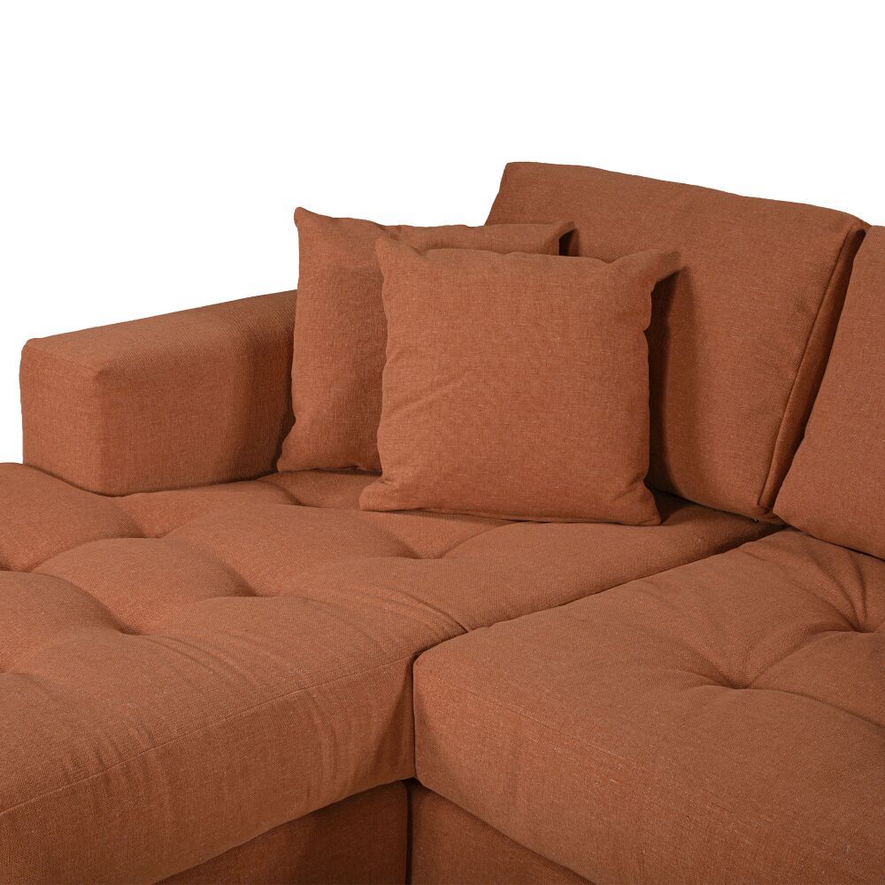 HUGO 3 SEATER CHAISE - 4 COLOURS - Image 21