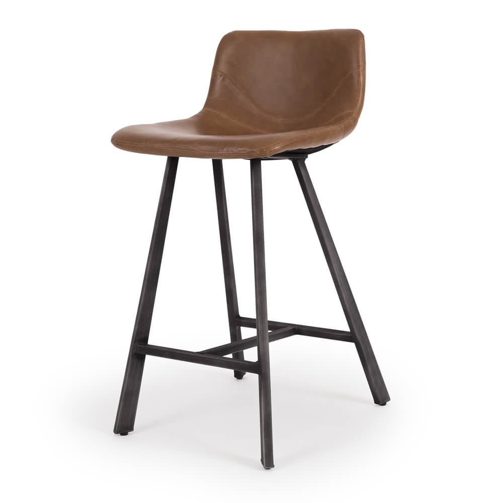 RUSTIC BARSTOOL COGNAC