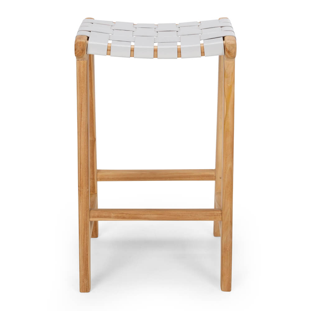 INDO BAR STOOL DUCK EGG GREY - Image 4