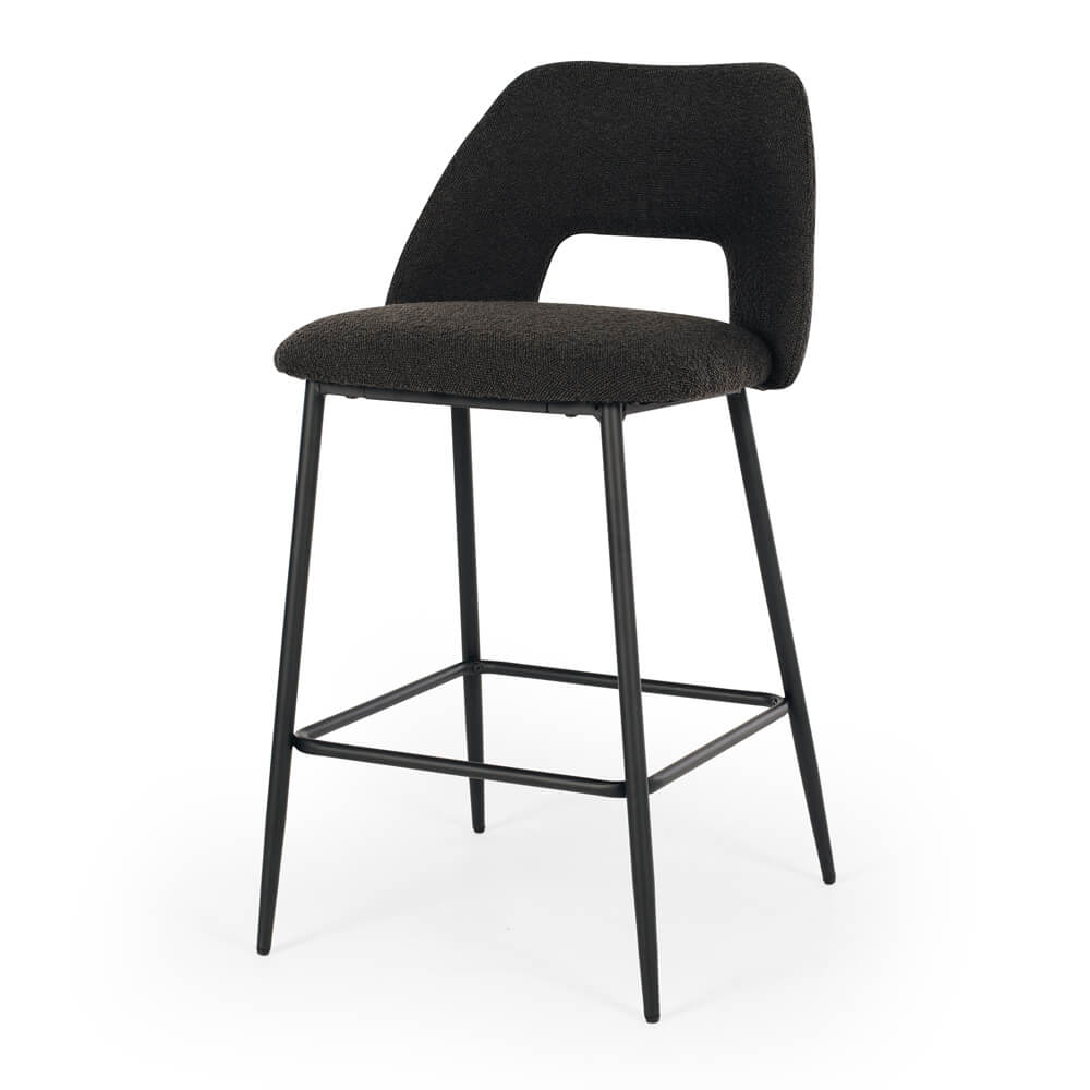 CINDERELLA BARSTOOL BOUCLE ANTHRACITE - Image 2