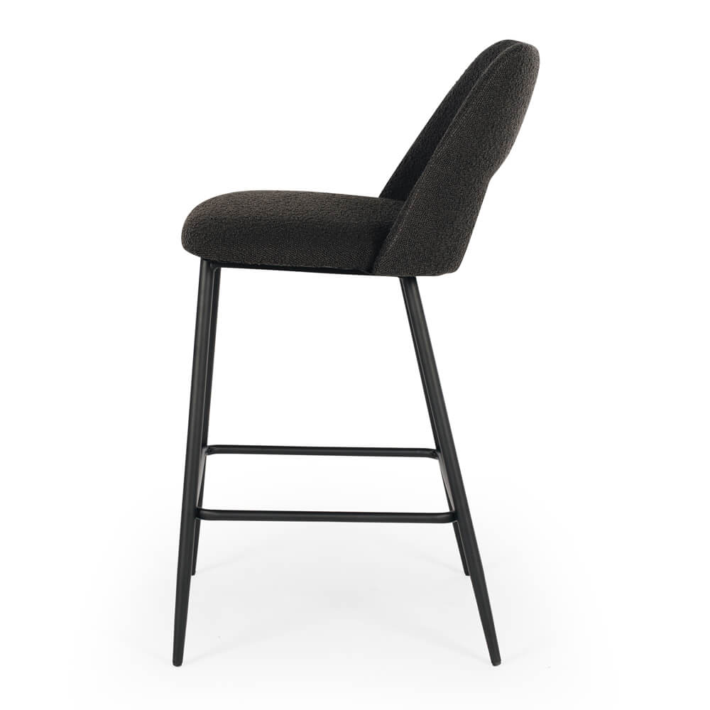 CINDERELLA BARSTOOL BOUCLE ANTHRACITE - Image 3