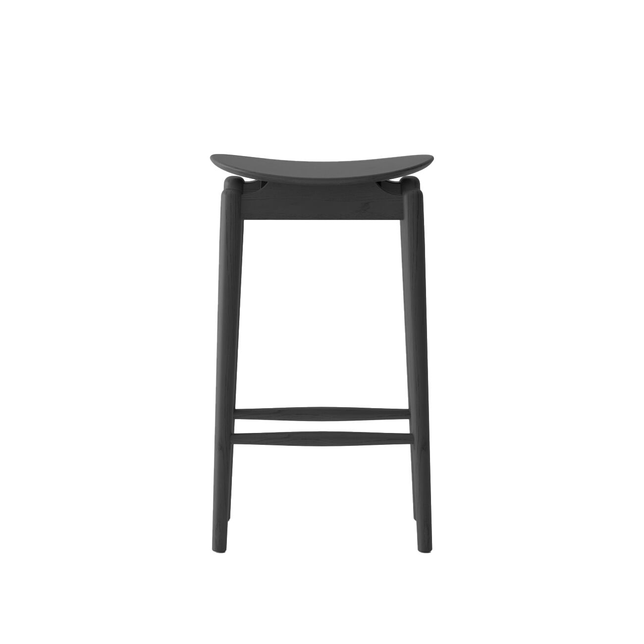 OSLO BARSTOOL SOLID OAK/ BLACK - Image 2