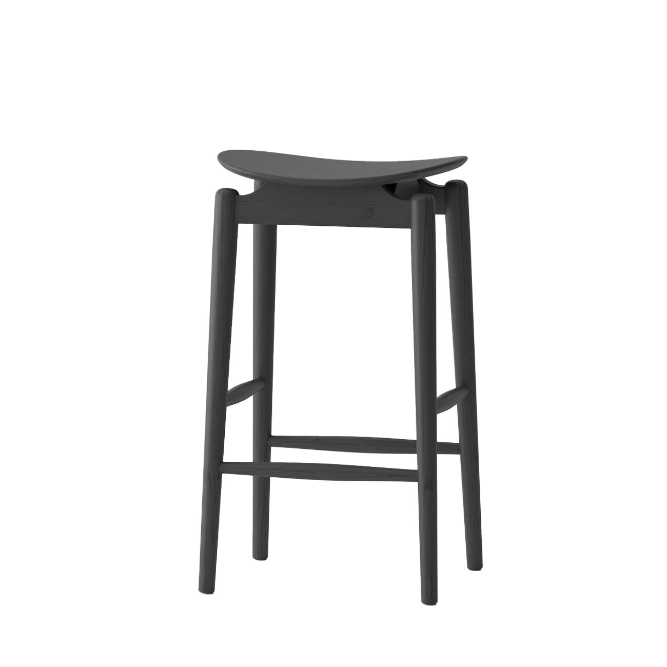 OSLO BARSTOOL SOLID OAK/ BLACK