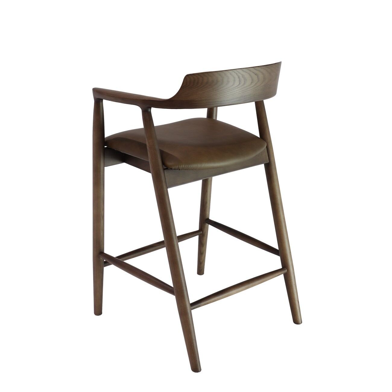 EALING BARSTOOL - BROWN LEATHER - Image 2