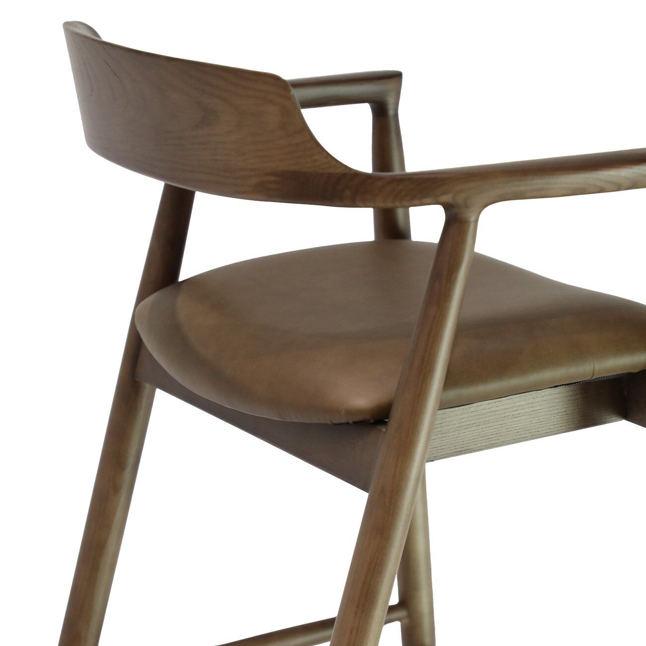 EALING BARSTOOL - BROWN LEATHER - Image 5